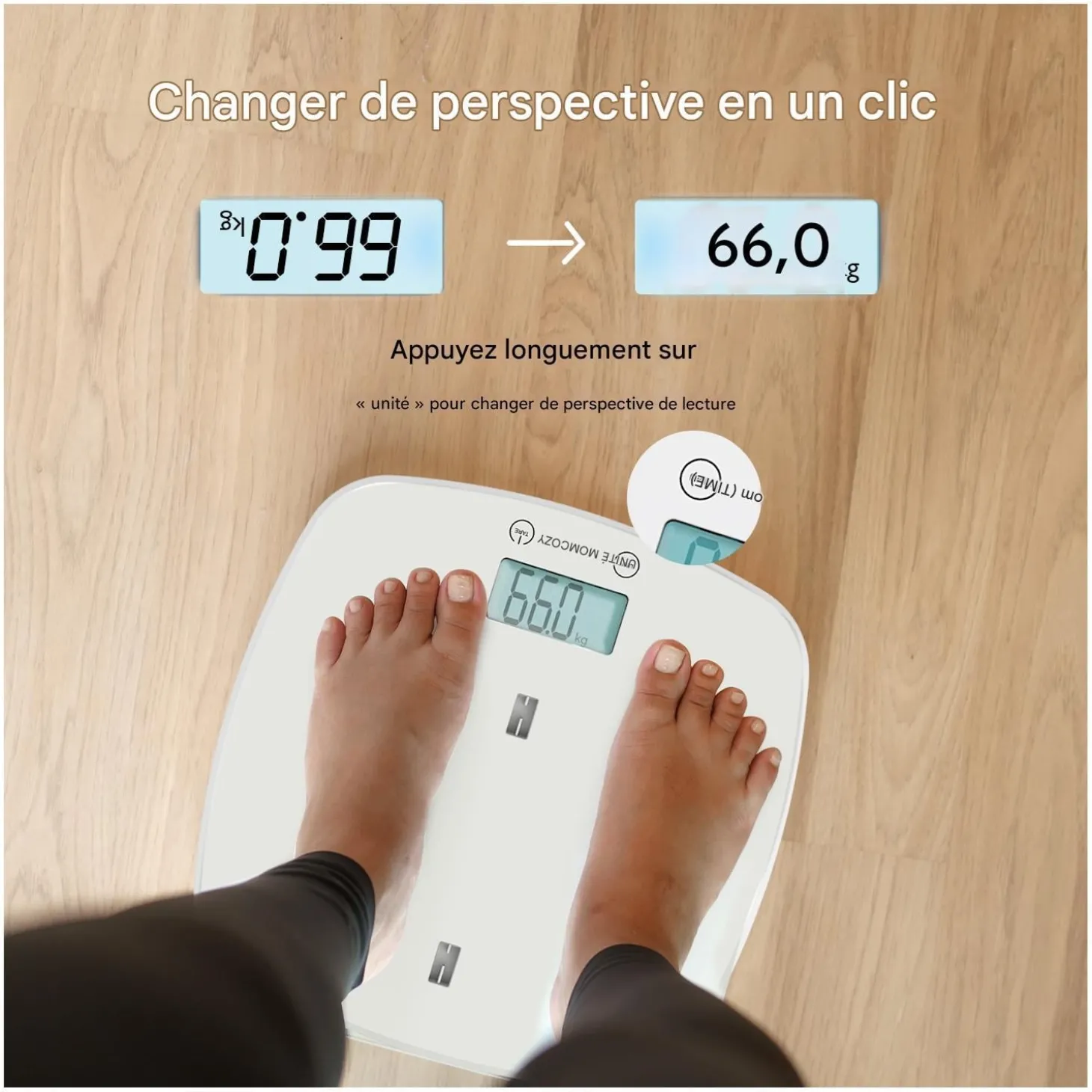 Momcozy Balance pour bébé Blanc