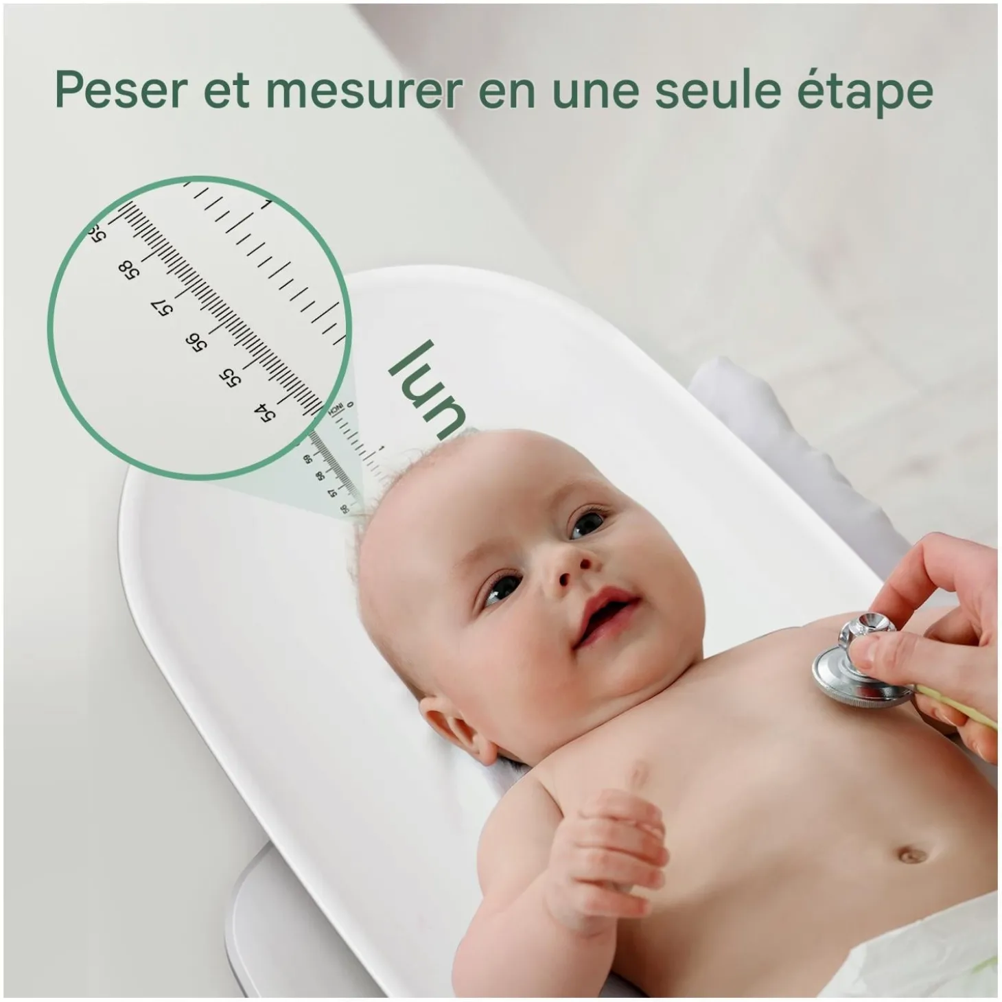 Momcozy Balance pour bébé Blanc