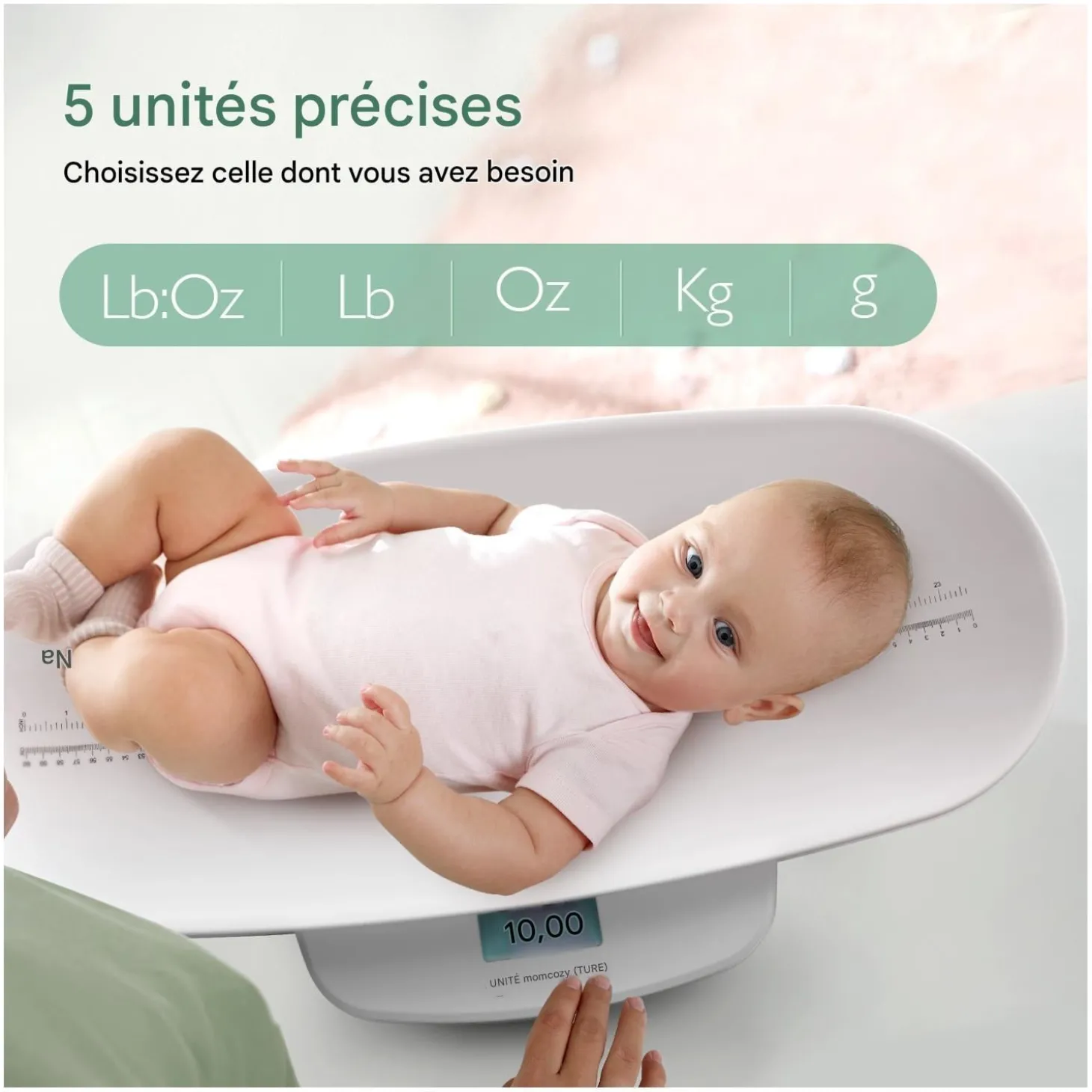 Momcozy Balance pour bébé Blanc
