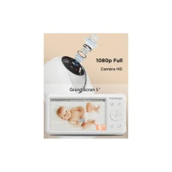 Momcozy Caméra pour BM01 Blanc