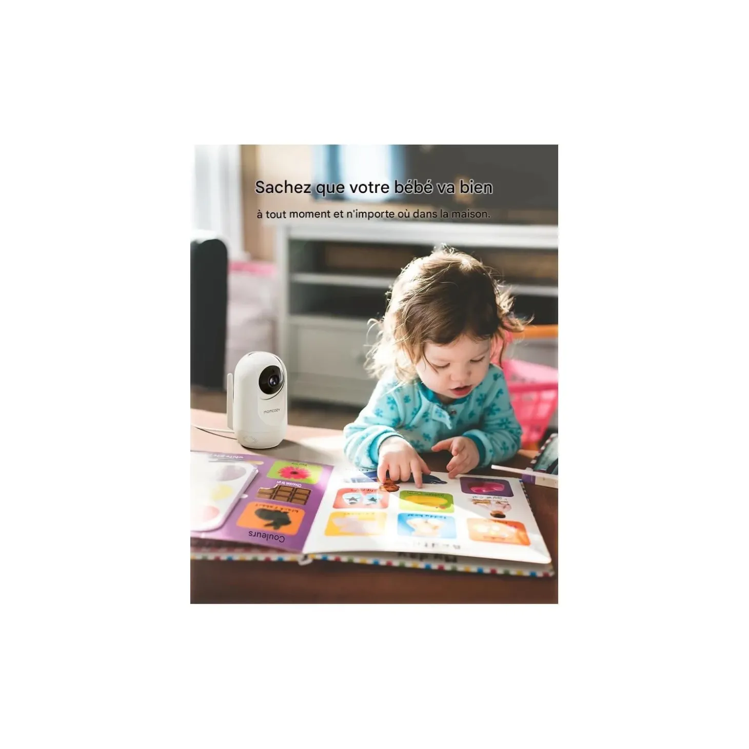 Momcozy Caméra pour BM01 Blanc