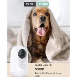 Momcozy Caméra pour BM03 Blanc