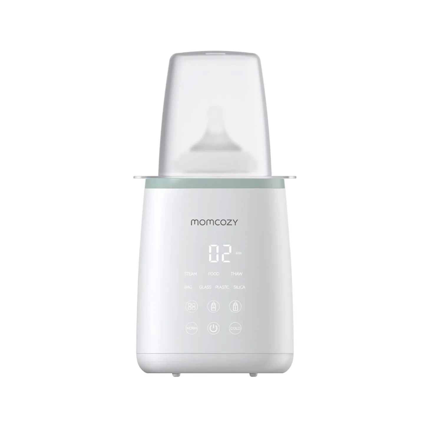 Momcozy Chauffe-biberon Blanc