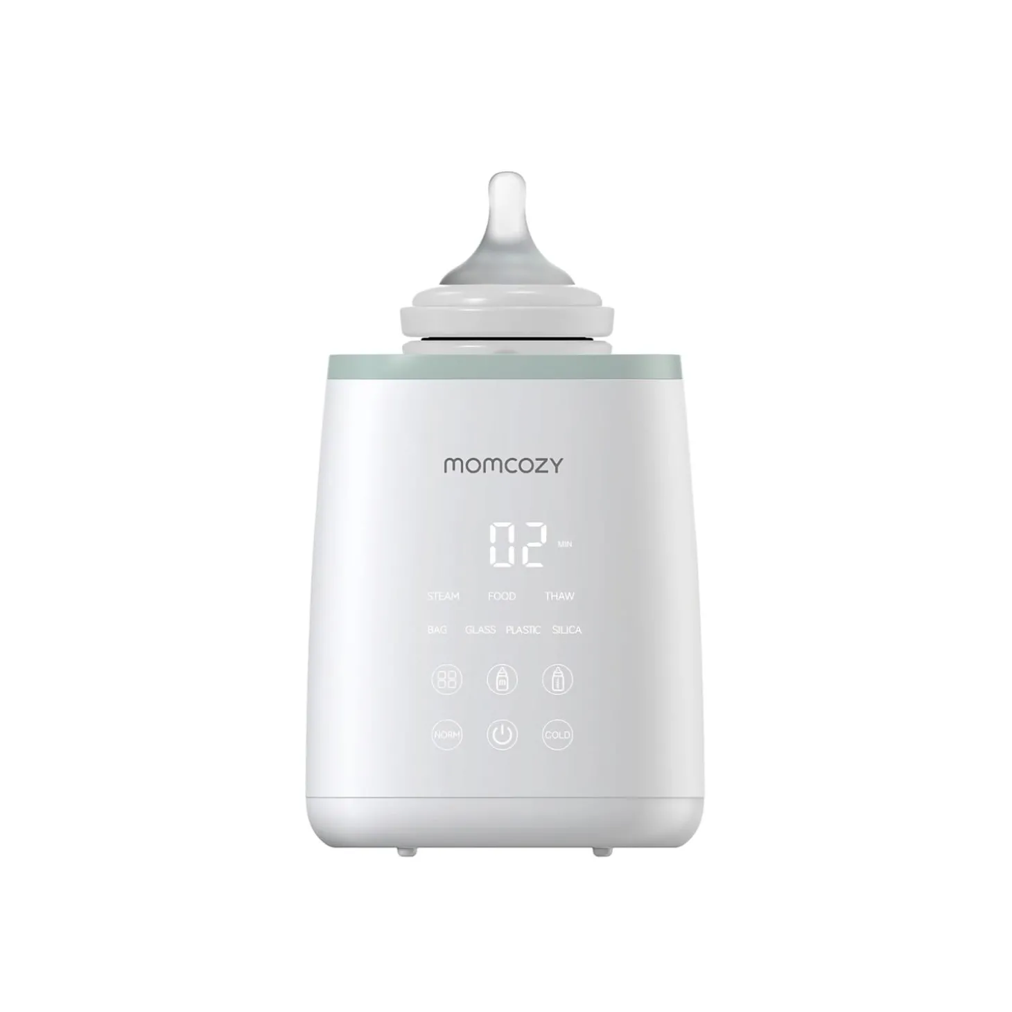 Momcozy Chauffe-biberon Blanc