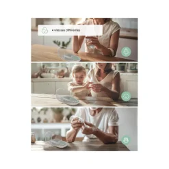 Momcozy                    Lime à ongles électrique pour bébé    Blanc Vert