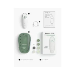Momcozy                    Lime à ongles électrique pour bébé    Blanc Vert