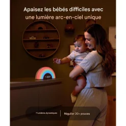 Momcozy                    Machine à Bruit Arc-en-Ciel    Blanc Gris