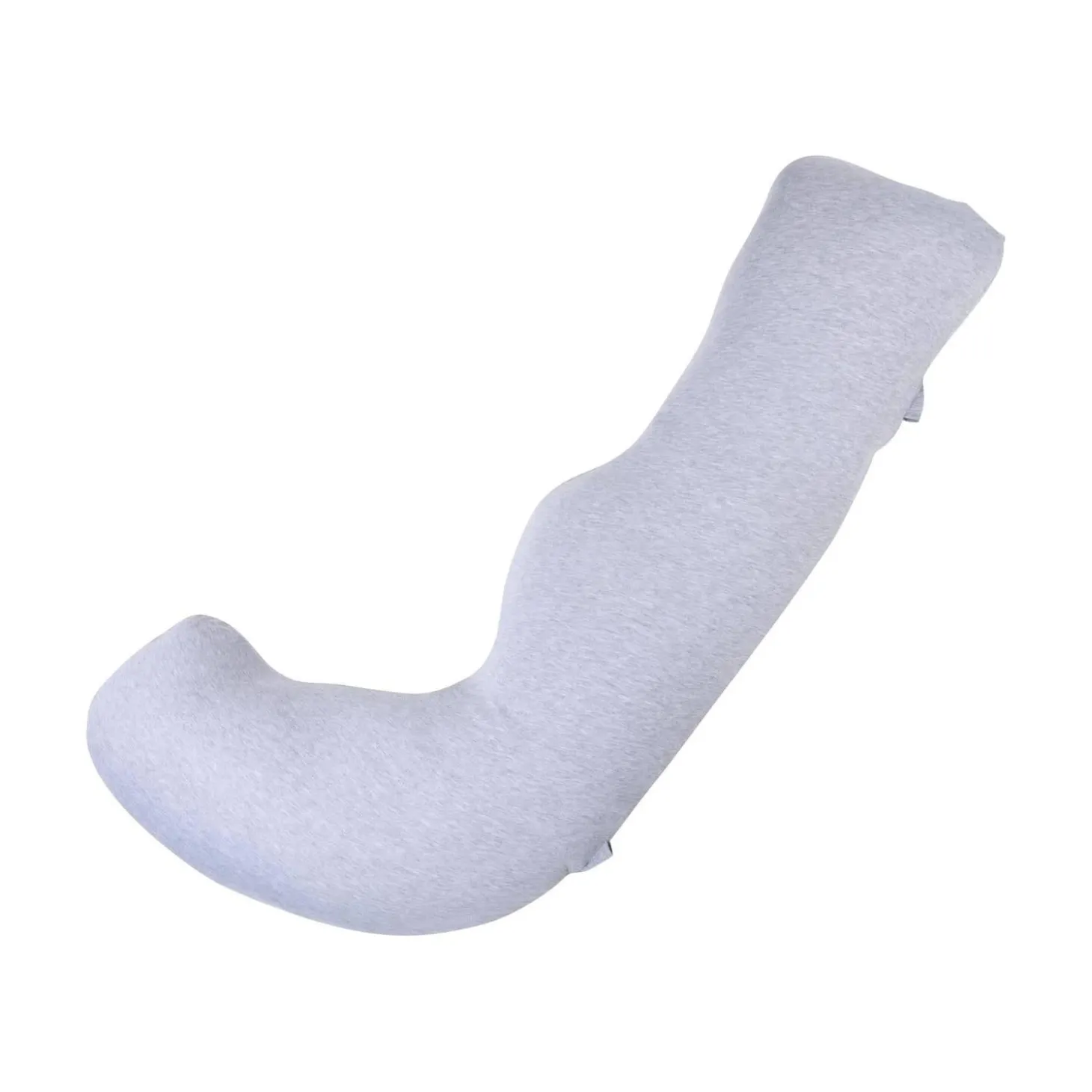 Momcozy Oreiller de grossesse en forme de J Gris