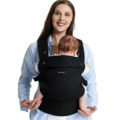 Momcozy                    Porte-bébé en coton    Noir