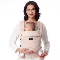 Momcozy                    Porte-bébé en maille respirante    Rose