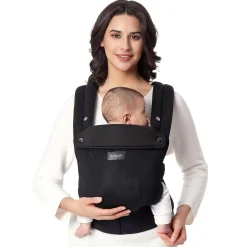 Momcozy                    Porte-bébé en maille respirante    Noir