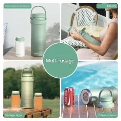 Momcozy Refroidisseur de lait maternel portable Vert 325 ml