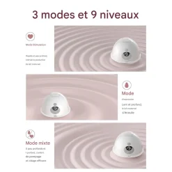 Momcozy                    Tire-lait M5    Gris            160 ml