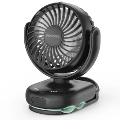 Momcozy Ventilateur à clip pour poussette Noir