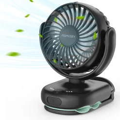 Momcozy Ventilateur à clip pour poussette Noir