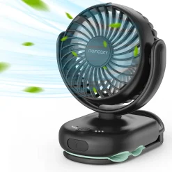 Momcozy Ventilateur à clip pour poussette Noir