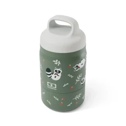 Monbento Kids Boîte à encas isotherme Handy Raccoon 350 ml + 100 ml