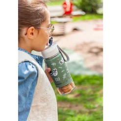 Monbento Kids Gourde 2en1 Twisty Wolf 300 ml + 120 ml