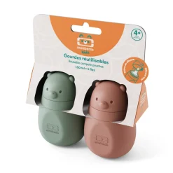 Monbento Kids                    Gourde Yummy    Green Pink             150 ml