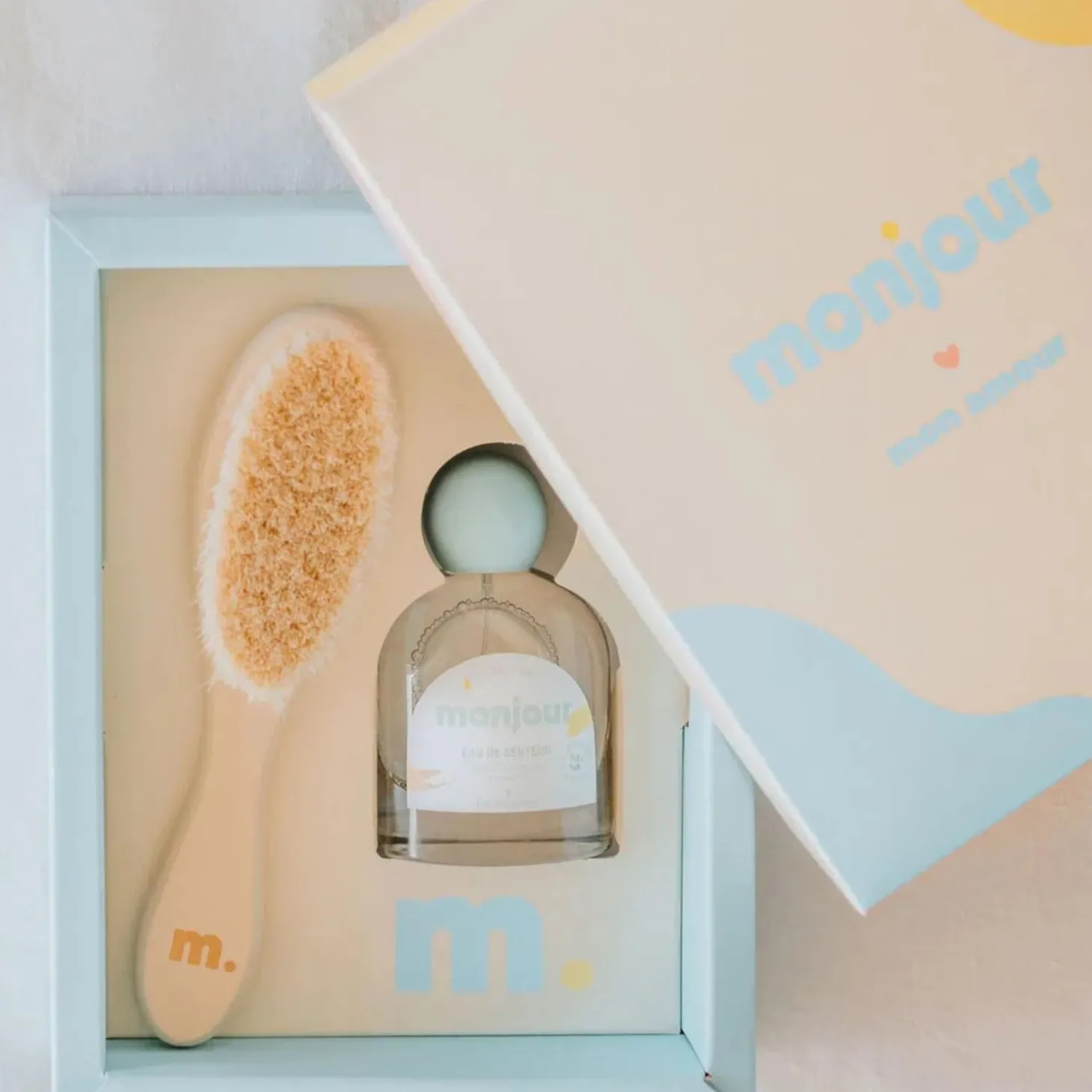 Monjour Coffret Naissance Mon Amour Bleu