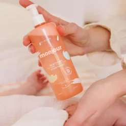 Monjour Eau nettoyante visage et corps Rose 400ml