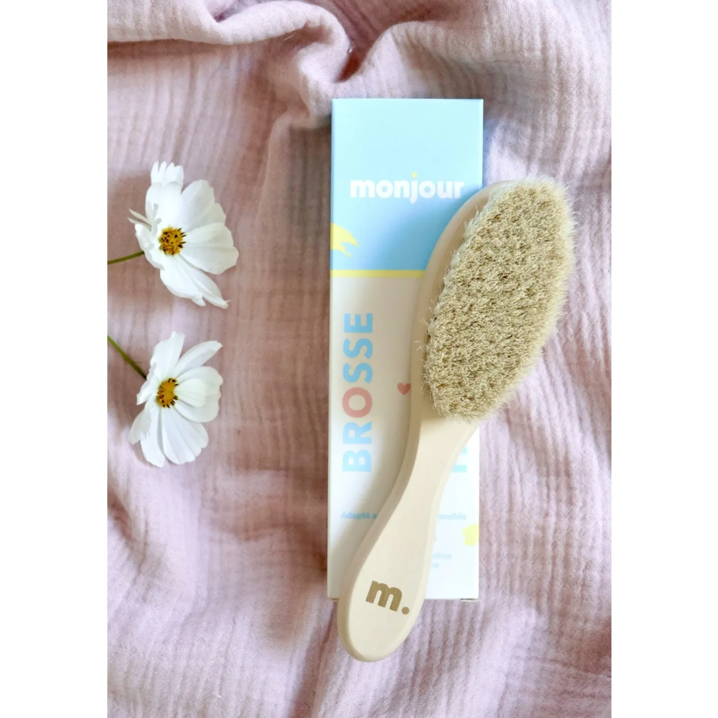 Monjour Ma première brosse Blanc