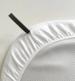 Mon P'tit Dodo                    Drap Housse Impermeable pour nacelle    Blanc            30x75 cm