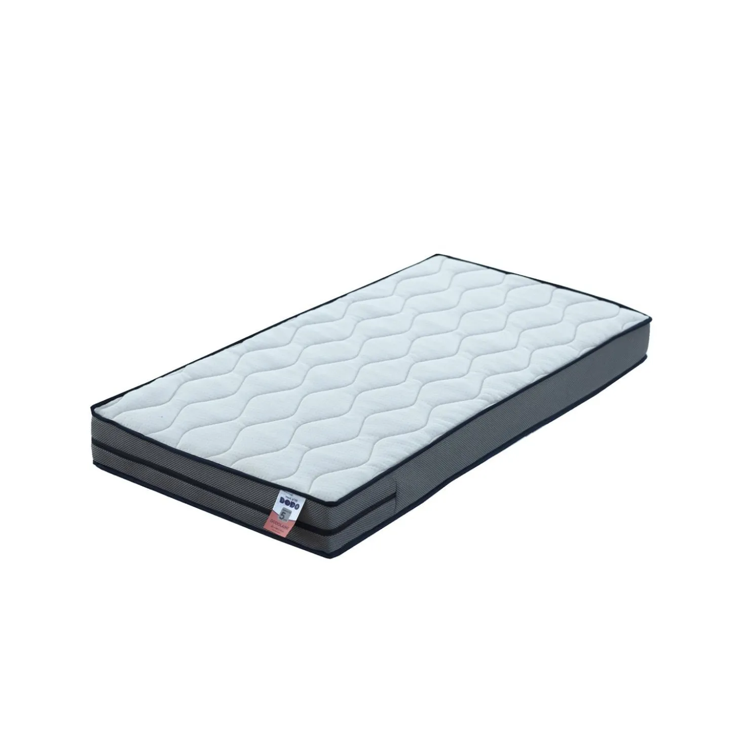 Mon P'tit Dodo Matelas Dodotendre déhoussable Blanc/Anthracite 60x120 cm
