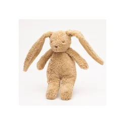 Moonie Peluche Petit Lapin sensoriel en coton bio Cappuccino