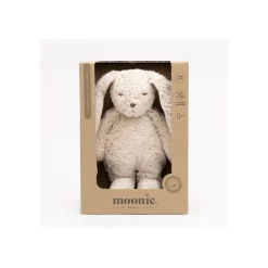 Moonie Peluche Petit Lapin sensoriel en coton bio Sable