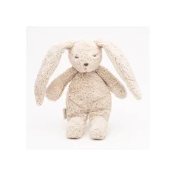 Moonie Peluche Petit Lapin sensoriel en coton bio Sable