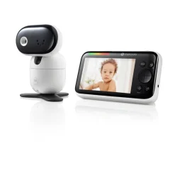 Motorola Ecoute bébés Ecran 5” Caméra orientable PIP1510 Blanc / Noir