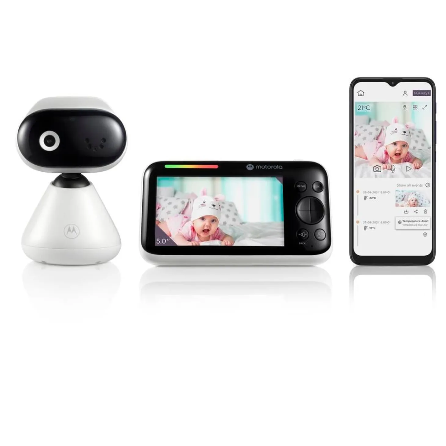 Motorola Ecoute bébés PIP1500 Connect Blanc / Noir