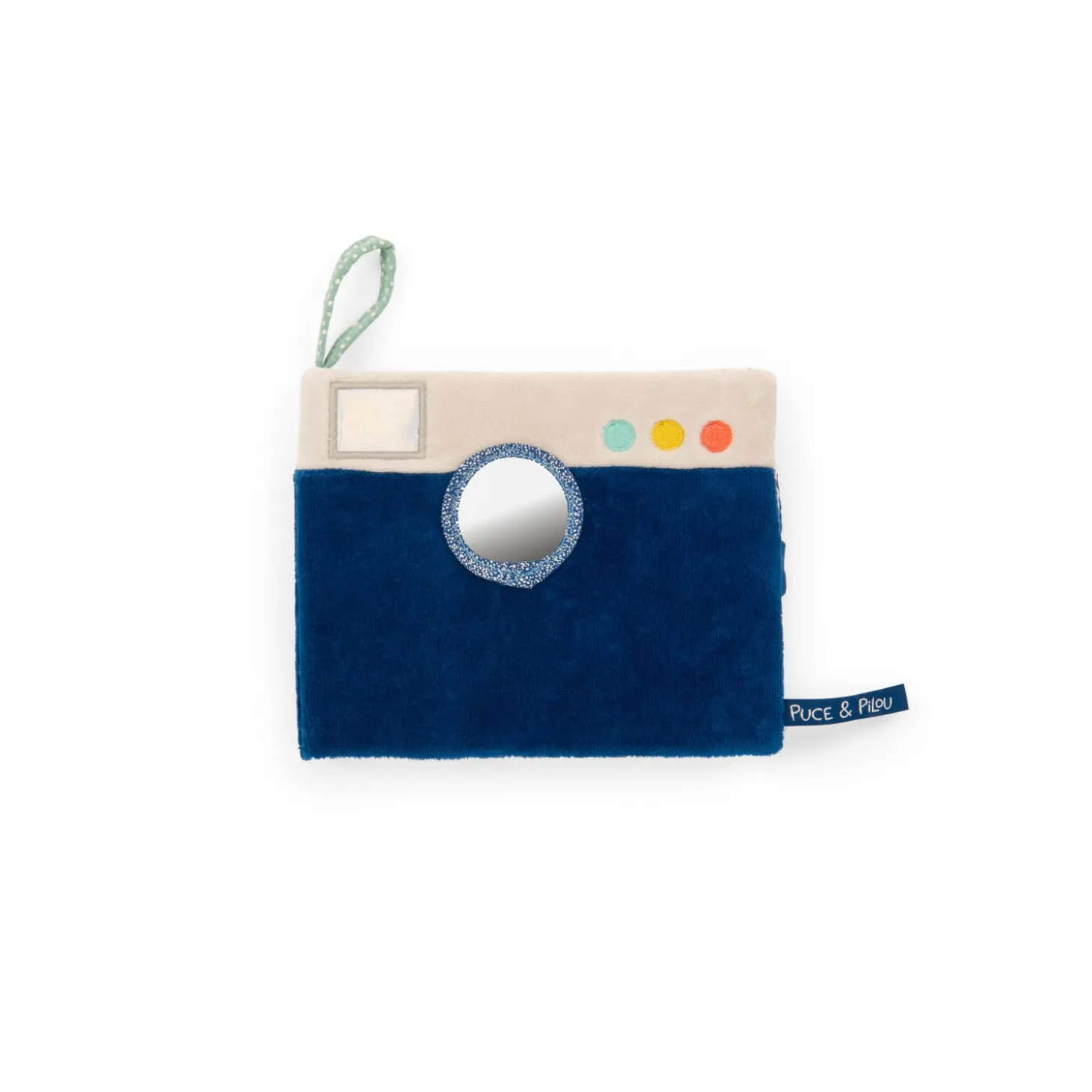 Moulin Roty Album photo textile Puce & Pilou Multicolore
