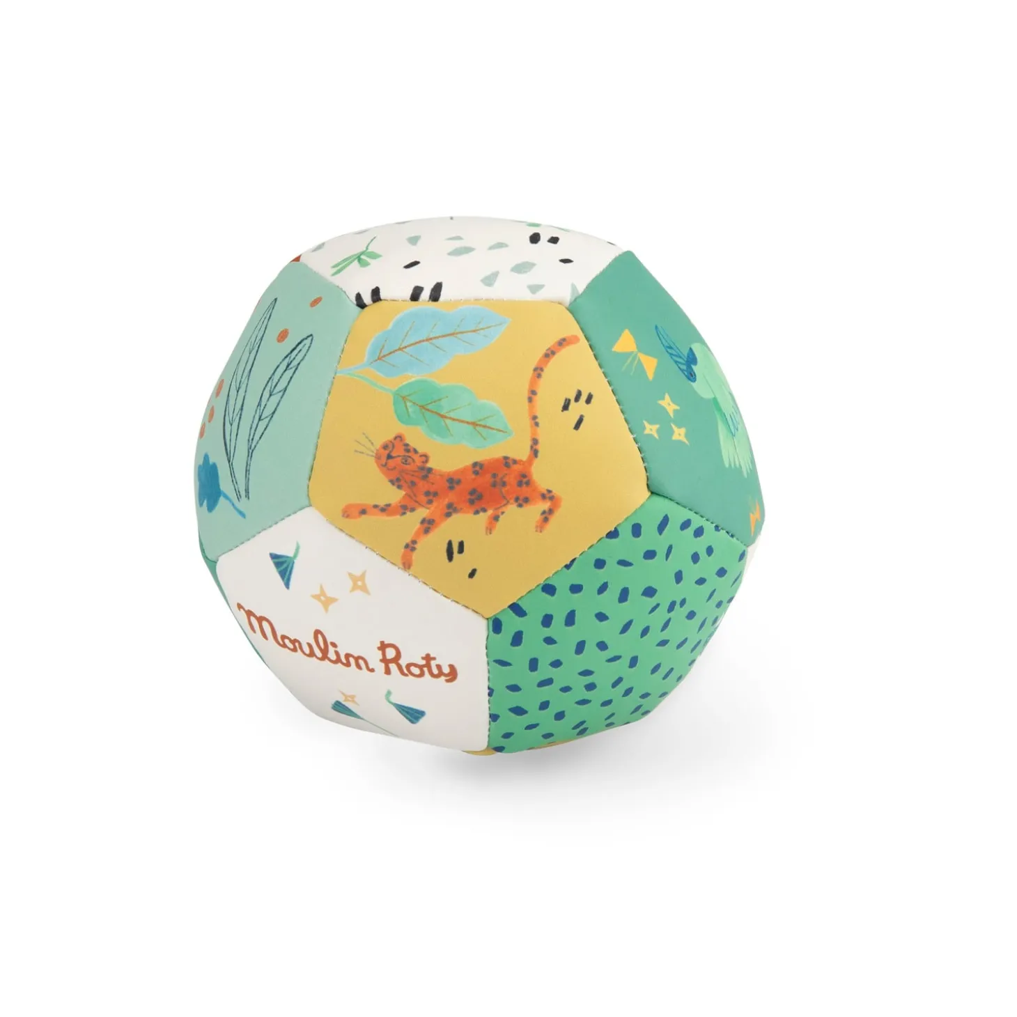 Moulin Roty Ballon souple La forêt Mawa Multicolore