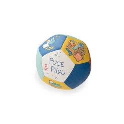 Moulin Roty                    Ballon souple Puce & Pilou    Multicolore