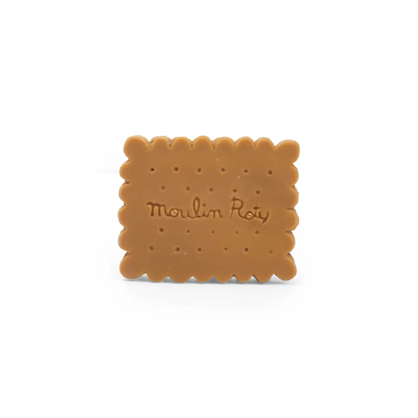 Moulin Roty Biscuit de dentition caoutchouc Puce & Pilou Beige