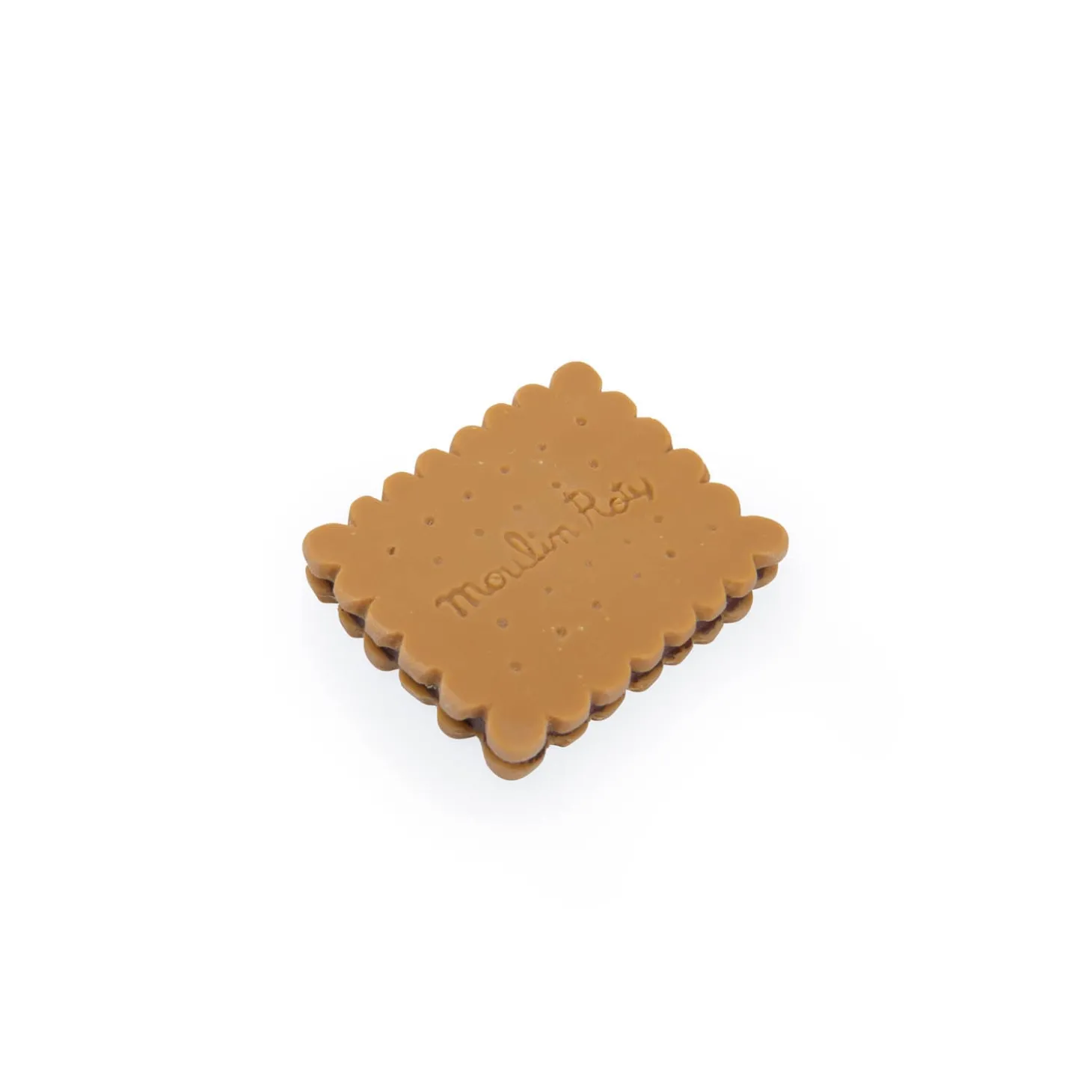 Moulin Roty Biscuit de dentition caoutchouc Puce & Pilou Beige