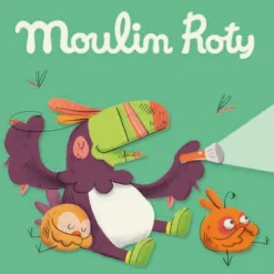 Moulin Roty                    Boîte de 3 disques pour lampe à histoires Dans la jungle