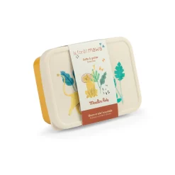 Moulin Roty Boîte à goûter La forêt Mawa Ocre/ beige