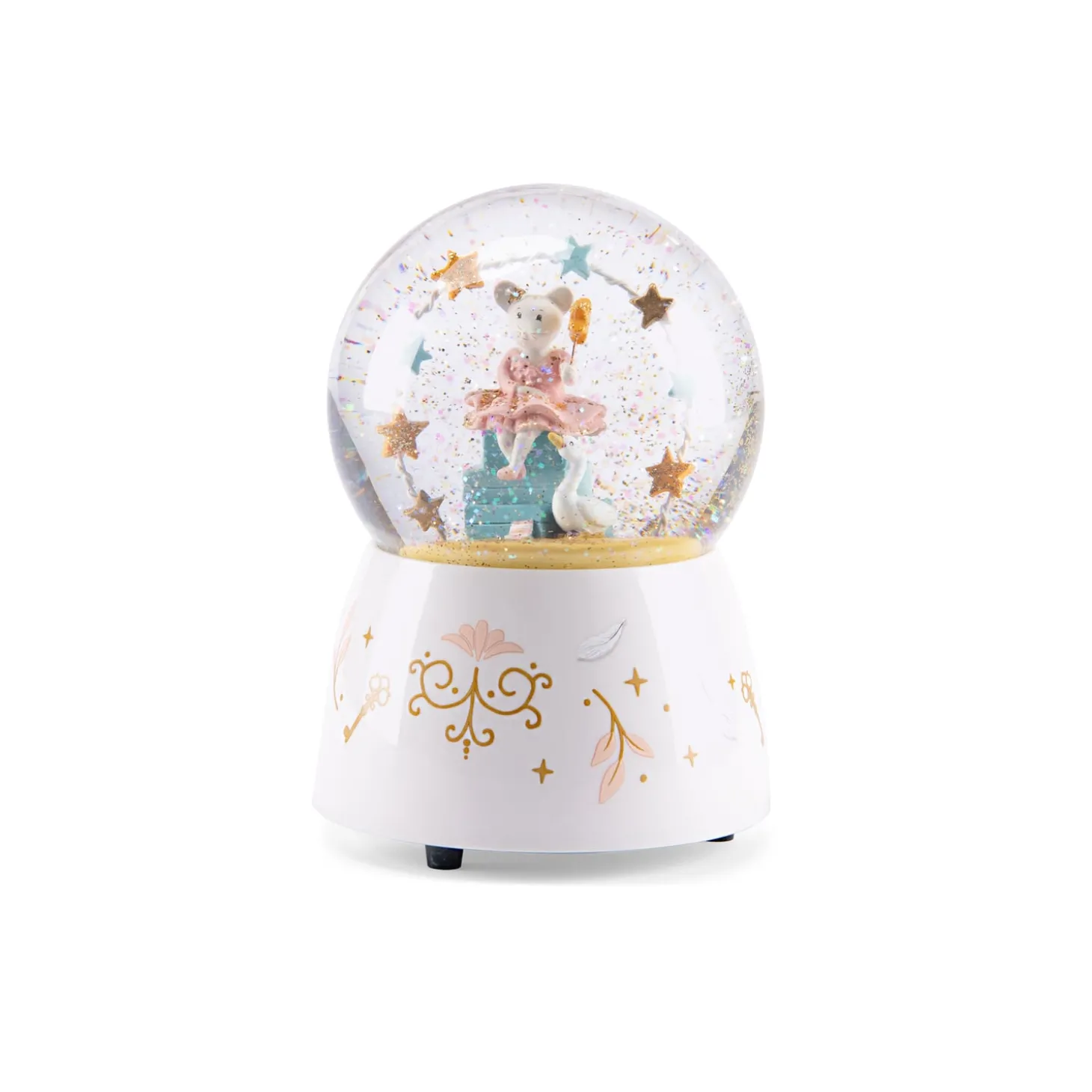 Moulin Roty Boule à neige musicale La petite école de danse Rose