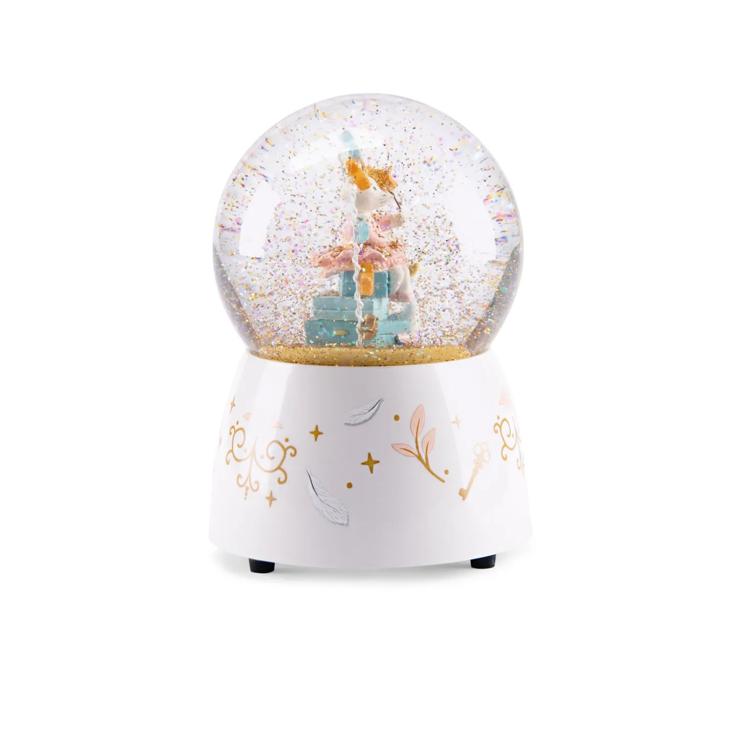 Moulin Roty Boule à neige musicale La petite école de danse Rose