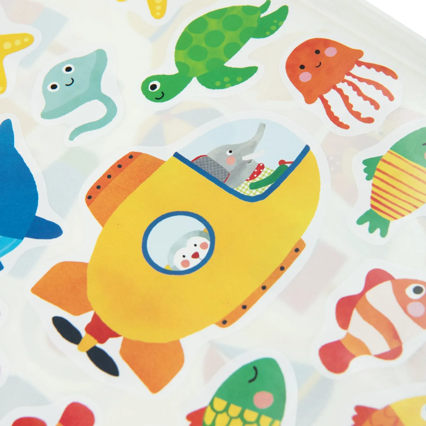 Moulin Roty Cahier de 300 stickers Les Popipop Multicolore