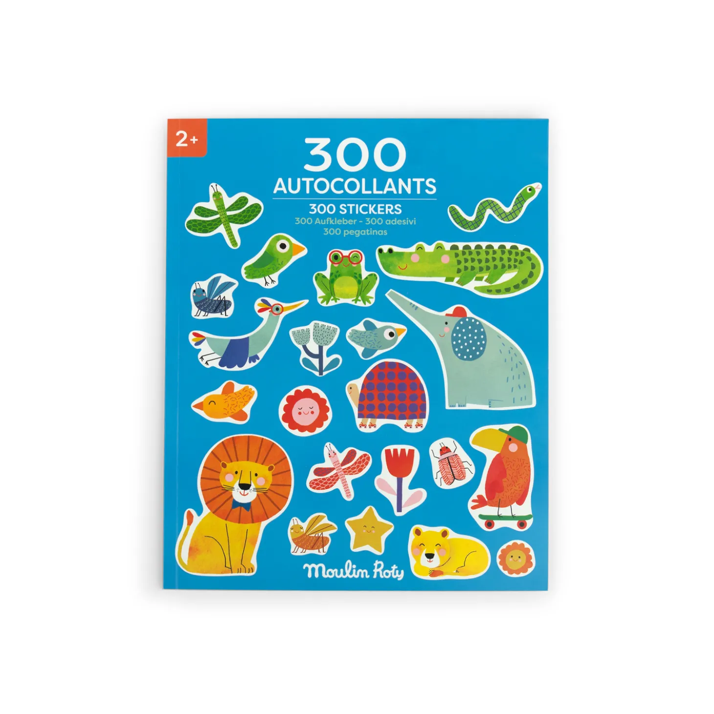 Moulin Roty Cahier de 300 stickers Les Toupitis Multicolore