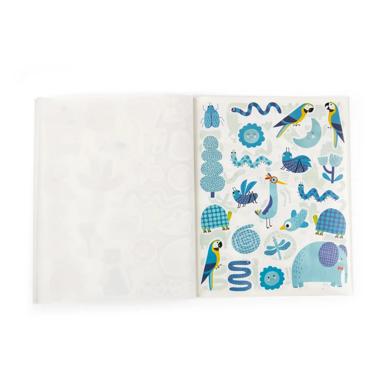 Moulin Roty Cahier de 300 stickers Les Toupitis Multicolore