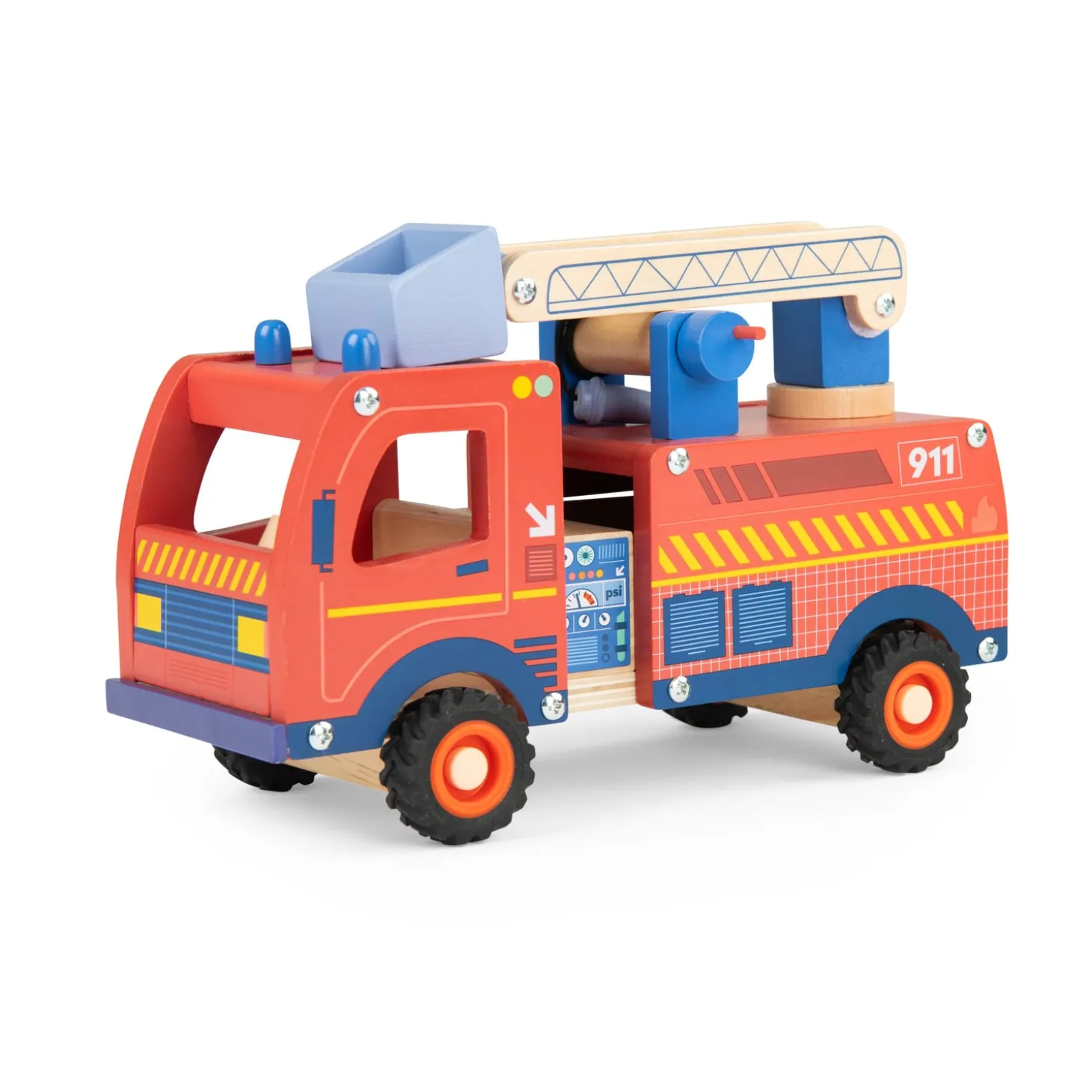 Moulin Roty Camion de pompier Avenue du Moulin Multicolore