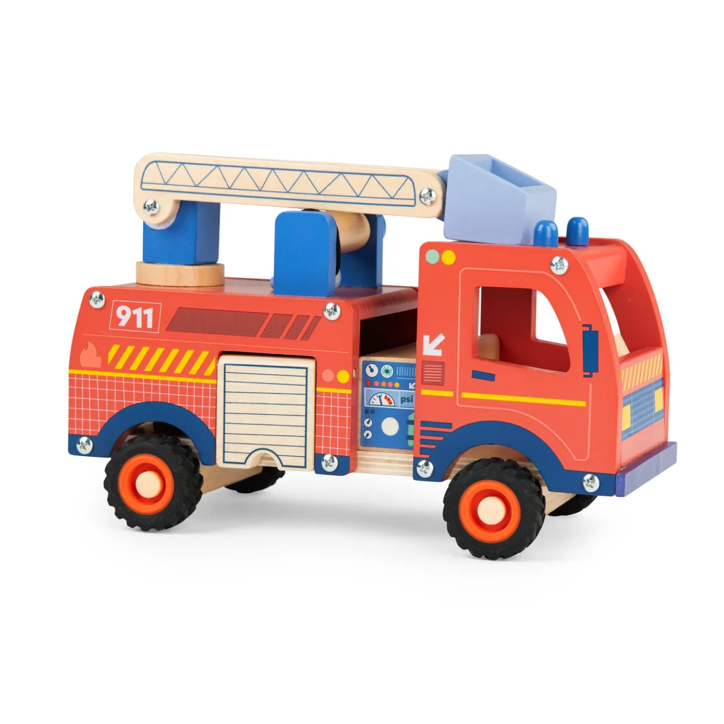 Moulin Roty Camion de pompier Avenue du Moulin Multicolore