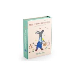Moulin Roty Cartes Mes 12 premiers mois Pomme des bois