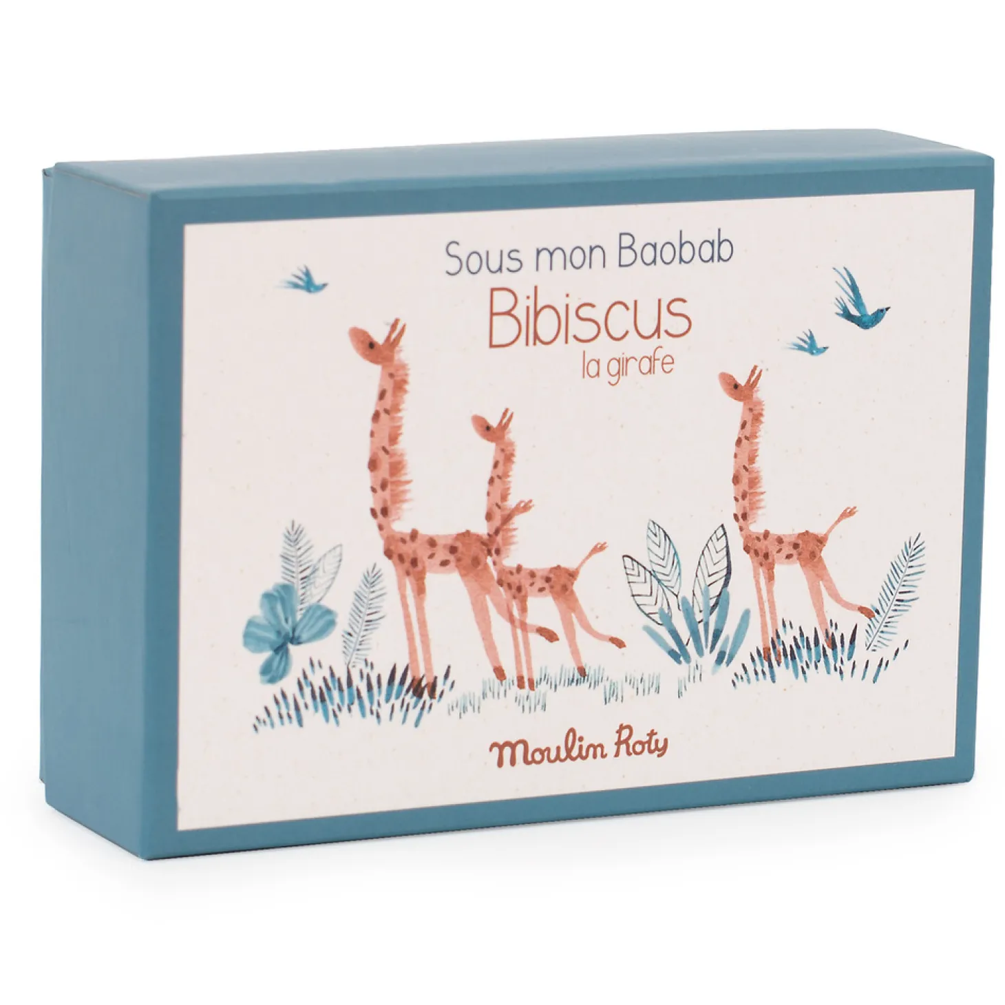 Moulin Roty Chaussons Girafe Sous Mon Baobab Mixte 0-6 mois