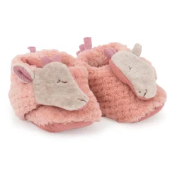 Moulin Roty Chaussons Girafe Sous Mon Baobab Mixte 0-6 mois